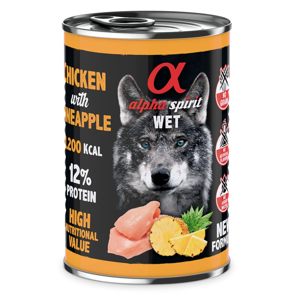 Alpha Spirit WET Chicken with Paineapple 