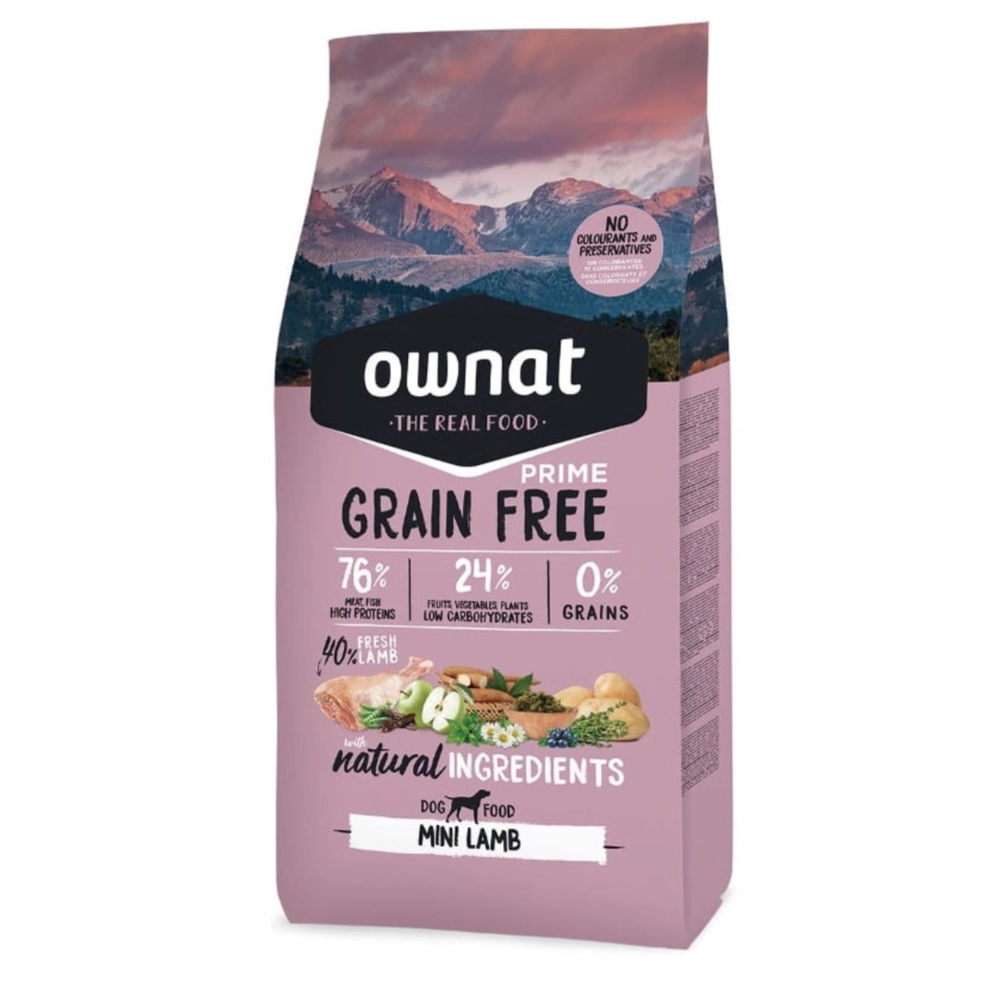 Ownat Grain Free Prime Mini Lamb 