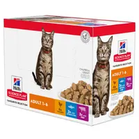 Hills Science Plan Adult Wet Cat Food Multipack Chicken, Beef & Ocean Fish 