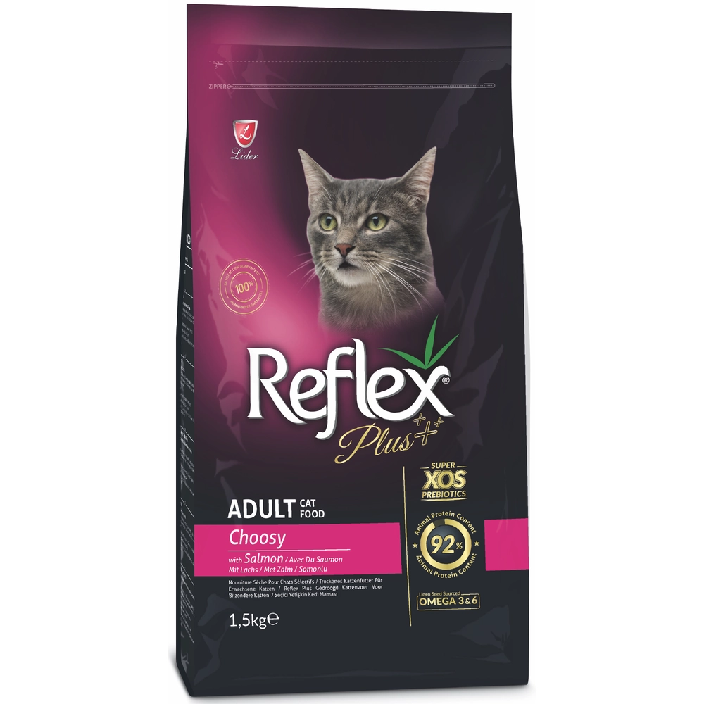 Reflex Plus Choosy Adult Cat Salmon 