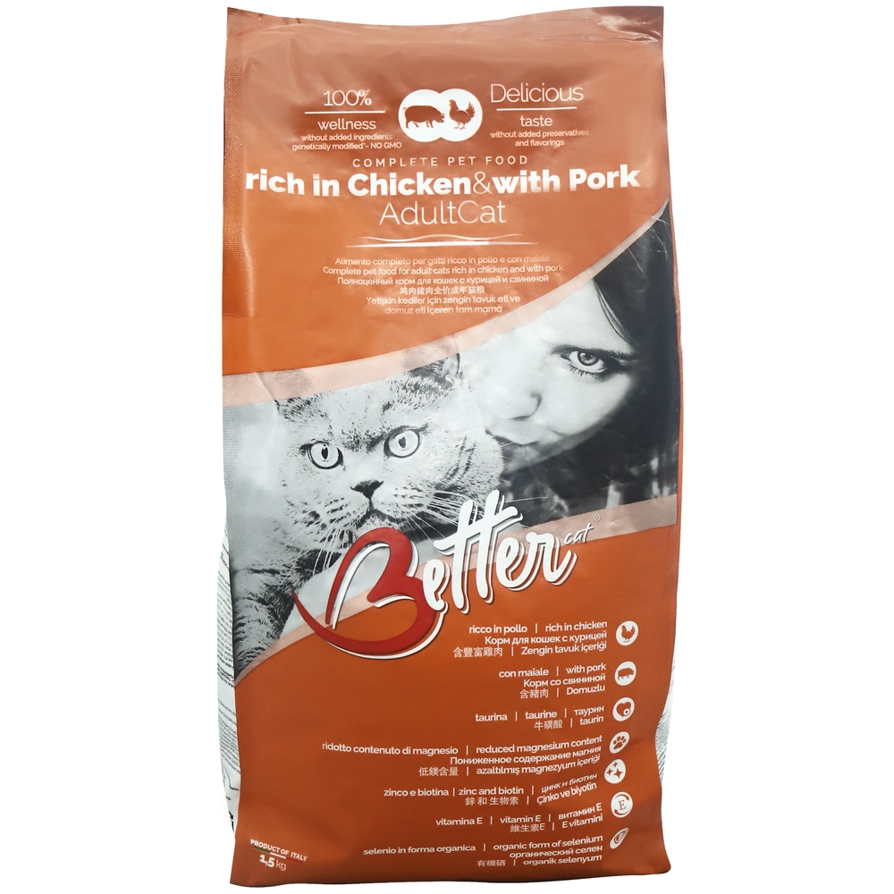 Better Adult Cat Chicken & Pork 
