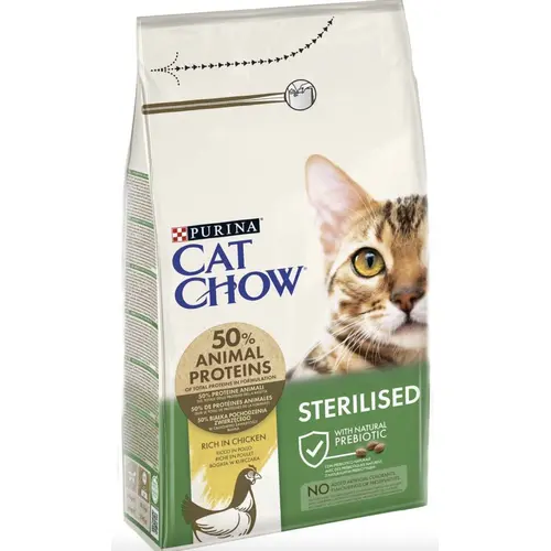 CAT CHOW Sterilized Для стерилизованных кошек с курицей