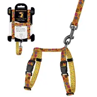 Bronzedog Urban Fruits Шлея с поводком Пончики для кошек и мелких собак