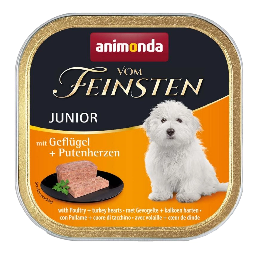Animonda Vom Feinsten Junior with Poultry + Turkey hearts 