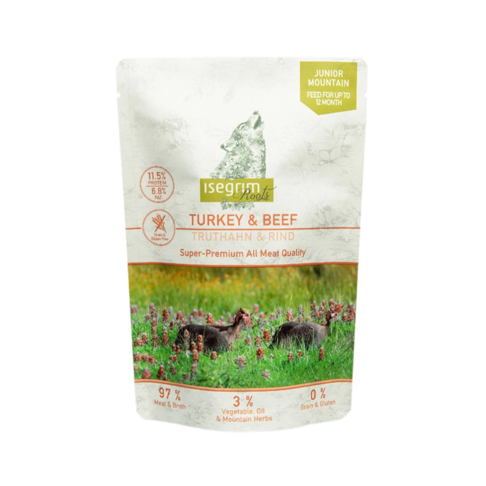 Isegrim Roots Junior Turkey & Beef 