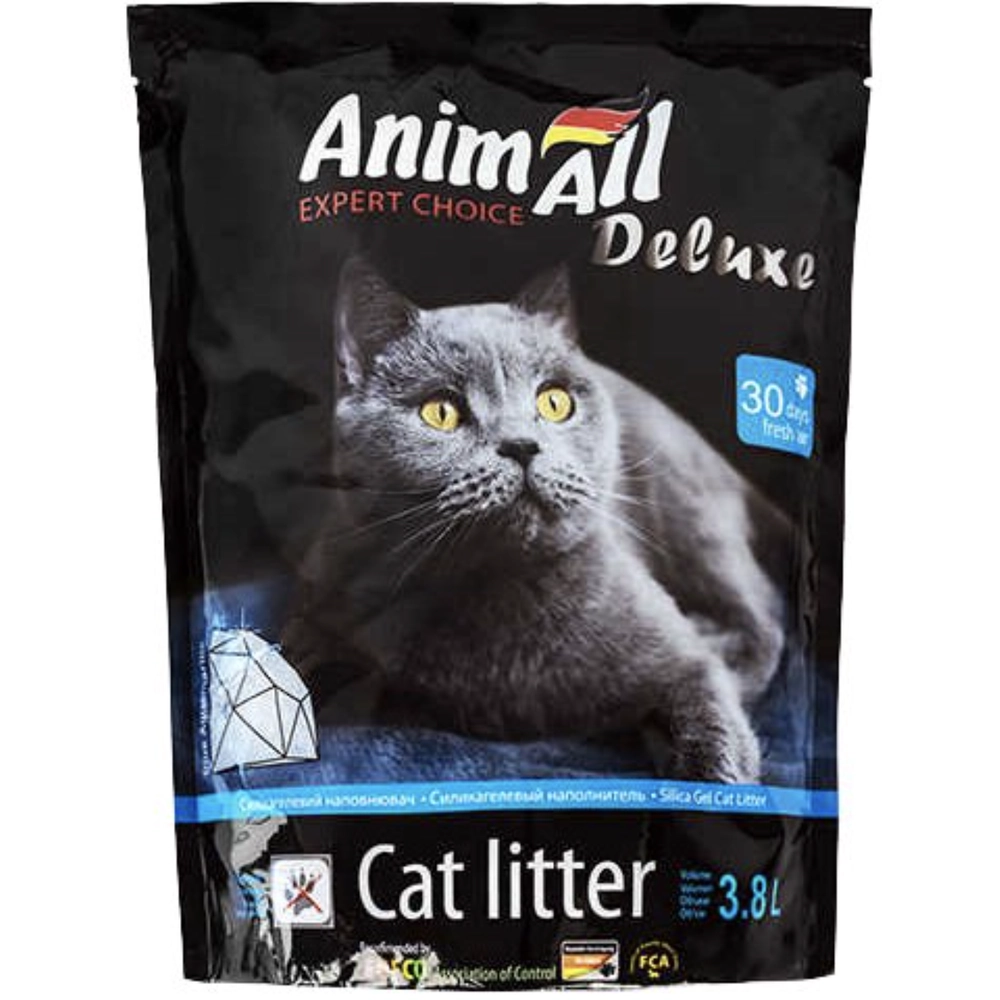 AnimAll Deluxe Silica Gel Cat Litter Blue Valley 