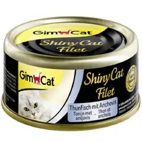 GimCat ShinyCat Filet з тунцем та анчоусами 