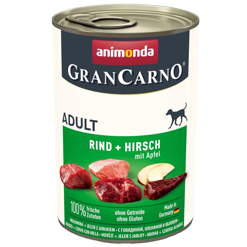 Animonda GranCarno Adult Beef + Deer with Apple 