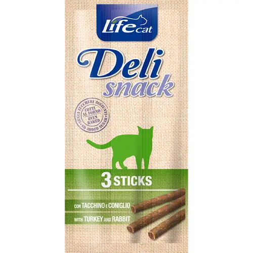 Life Cat Deli Snack Індичка з кроликом