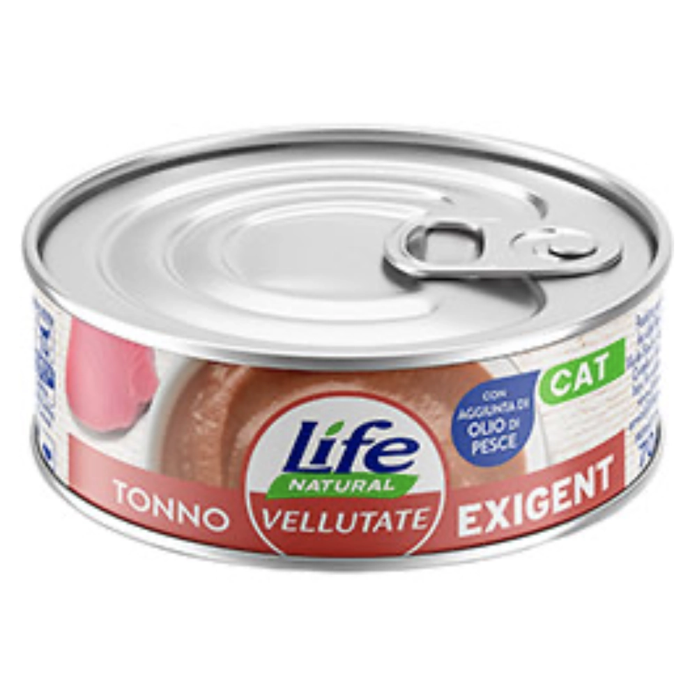Life Cat Natural Vellutate Exigent Тунець 