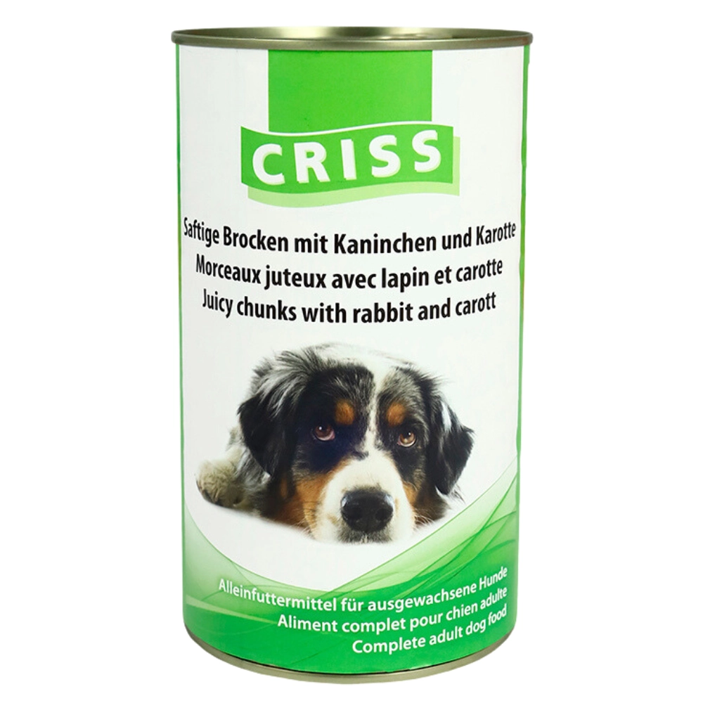 Criss Adult Dog Соковиті шматочки кролика з морквою 