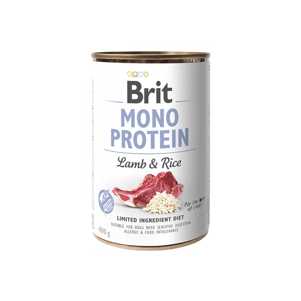 Brit Mono Protein з ягням та рисом 