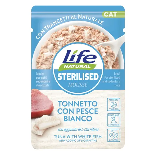 Life Cat Natural Sterilized Тунець з білою рибою