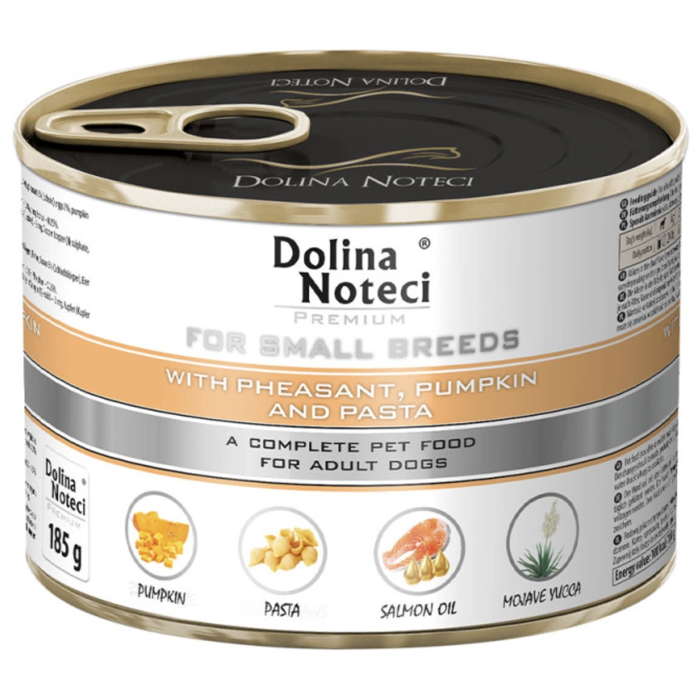Dolina Noteci Premium Adult Small Breeds Pheasant & Pumpkin & Pasta 