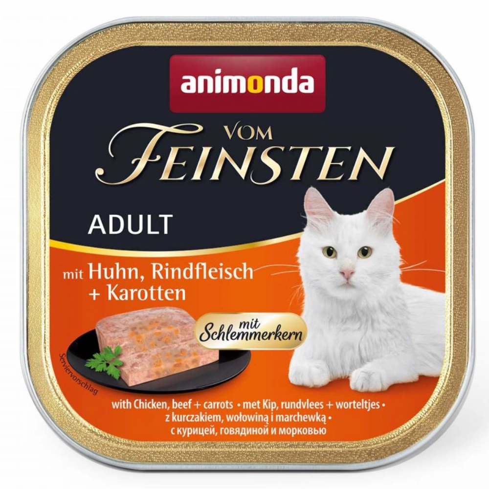 Animonda Vom Feinsten Adult with Chicken, Beef + Carrots 