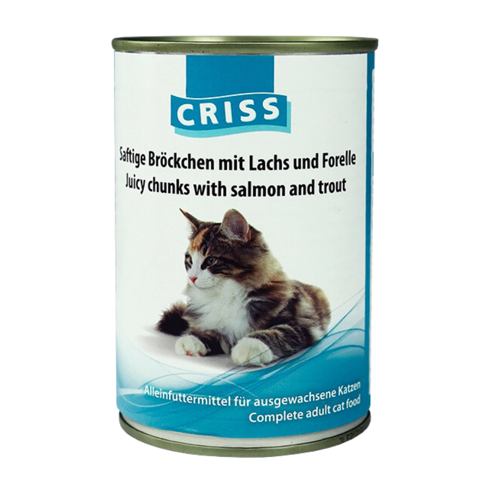 Criss Adult Cat Шматочки лосося та форелі 