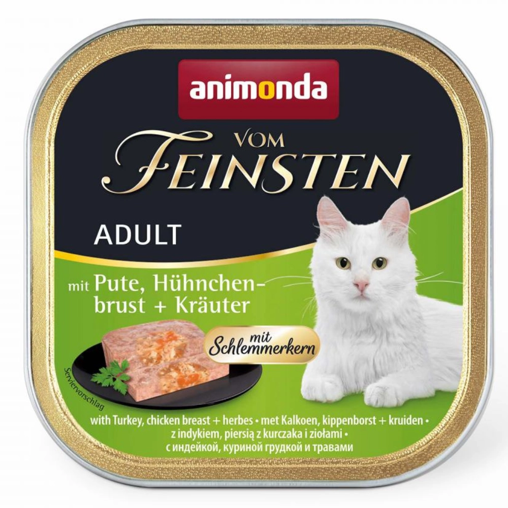 Animonda Vom Feinsten Adult Turkey, Chicken Breast + Herbs 