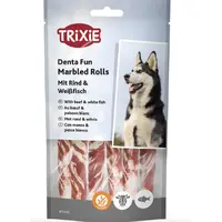Trixie Denta Fun Marbled Rolls Beef & White Fish