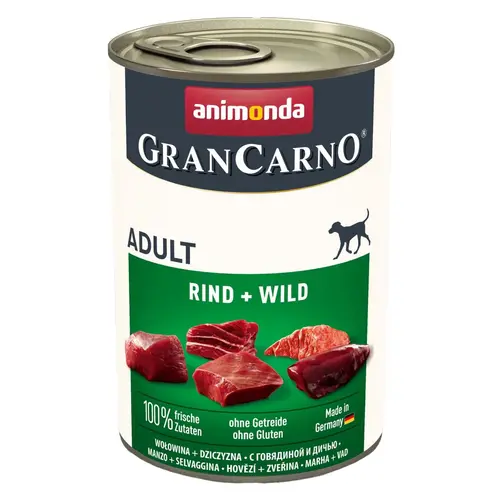 Animonda GranCarno Adult Beef + Game