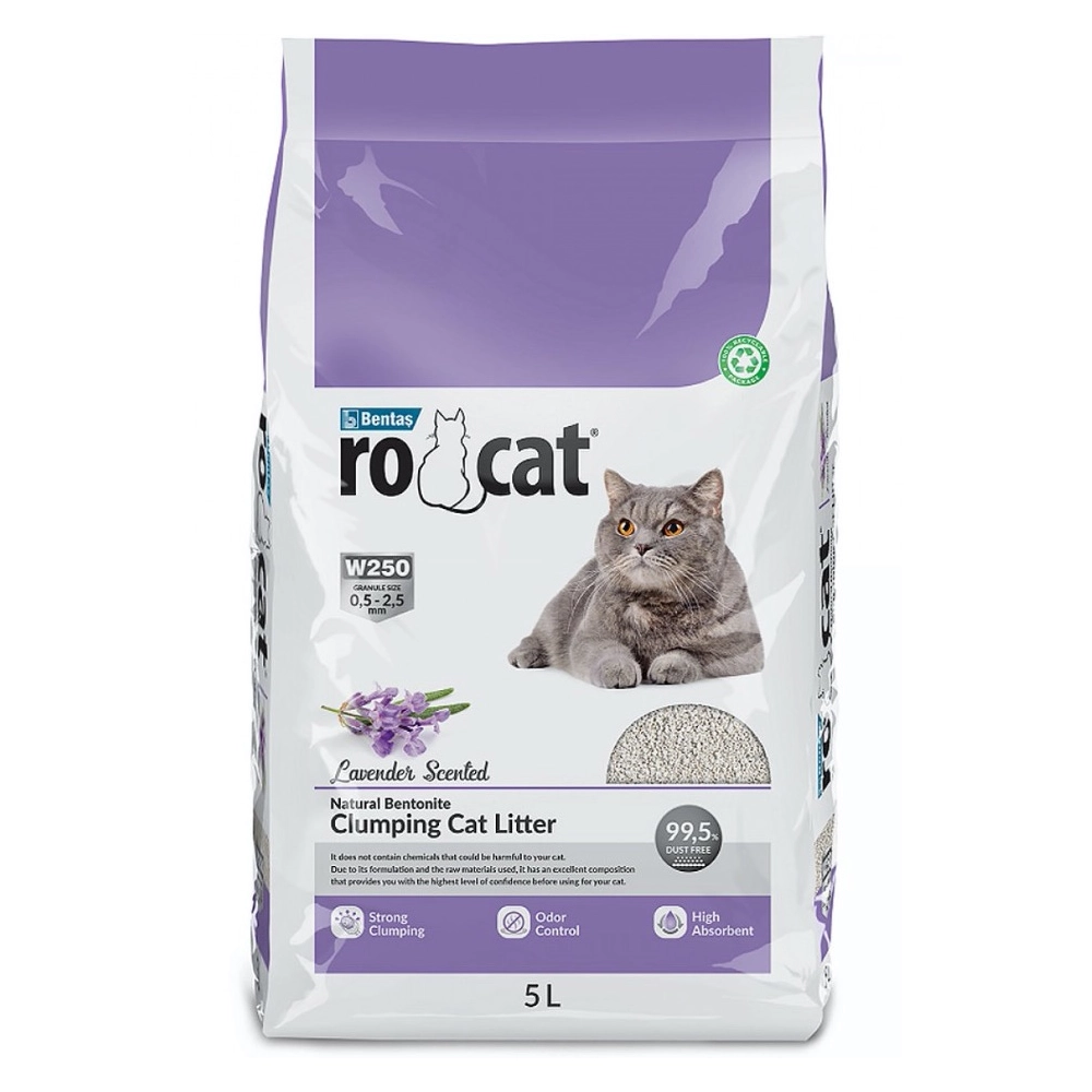 RoCat Lavender Scented Clumping Cat Litter 