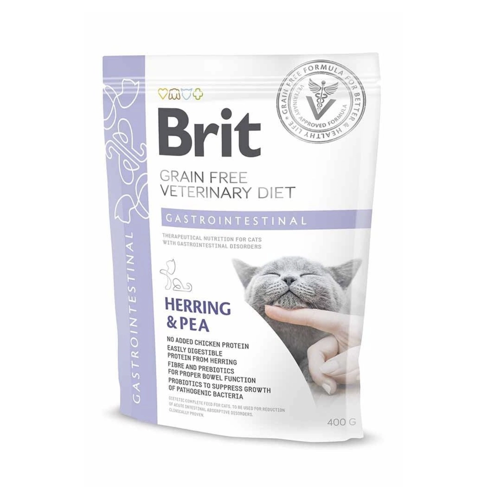 Brit Grain-Free Veterinary Diet Cat Gastrointestinal Herring & Pea 