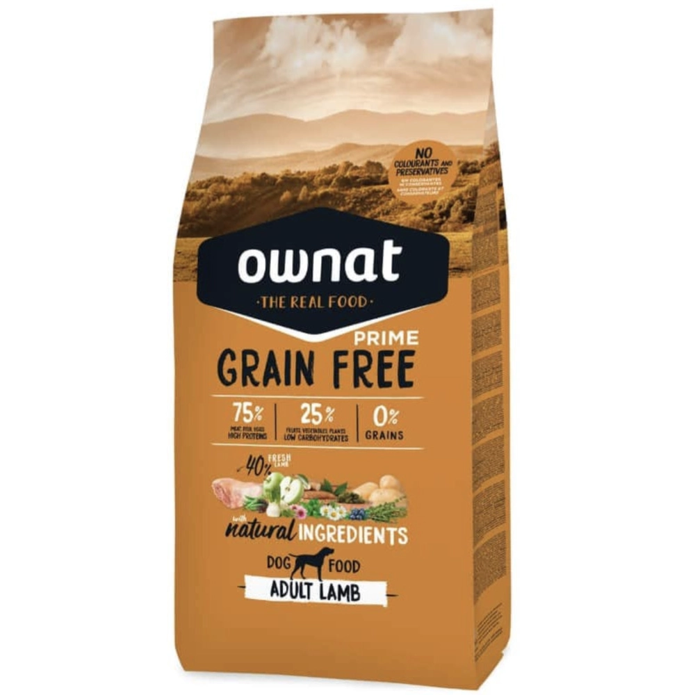 Ownat Grain Free Prime Adult Lamb 