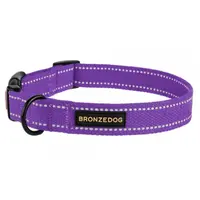 BronzeDog Брезент Ошейник для собак Фиолетовый 
