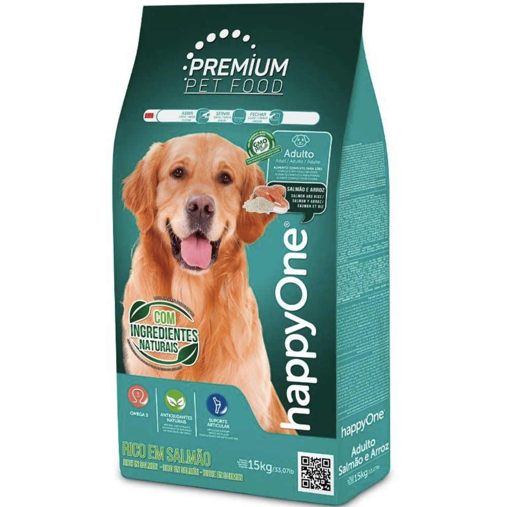 HappyOne Premium Adult Dog Salmon and Rice 