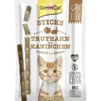 GimCat Sticks з індичкою та кроликом