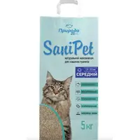 Природа Sani Pet Бентонітовий наповнювач, середня гранула