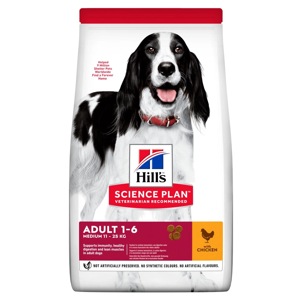 Hills Science Plan Medium Adult Dog Chicken 