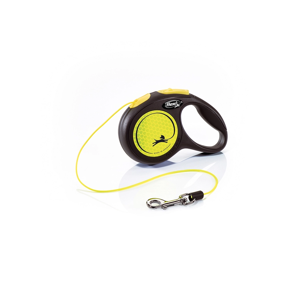 Flexi New Neon XS повідець-рулетка для собак до 8 кг (трос 3м) 