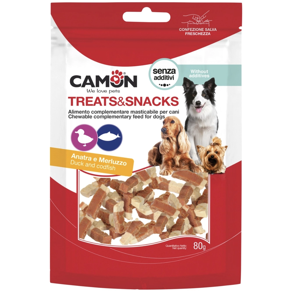 Camon Treats & Snacks Duck & Codfish Bites 