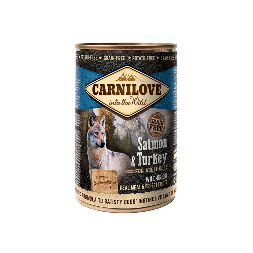 Carnilove Dog з лососем та індичкою 
