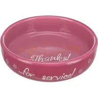 Trixie Керамічна неглибока миска Thanks for Service для котів