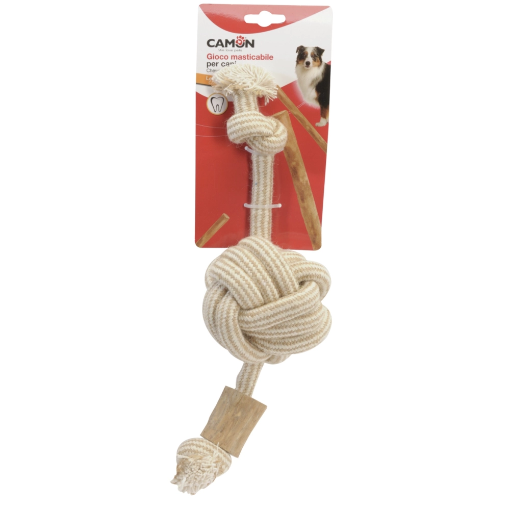 Camon Coffee Wood & Knotted Rope 