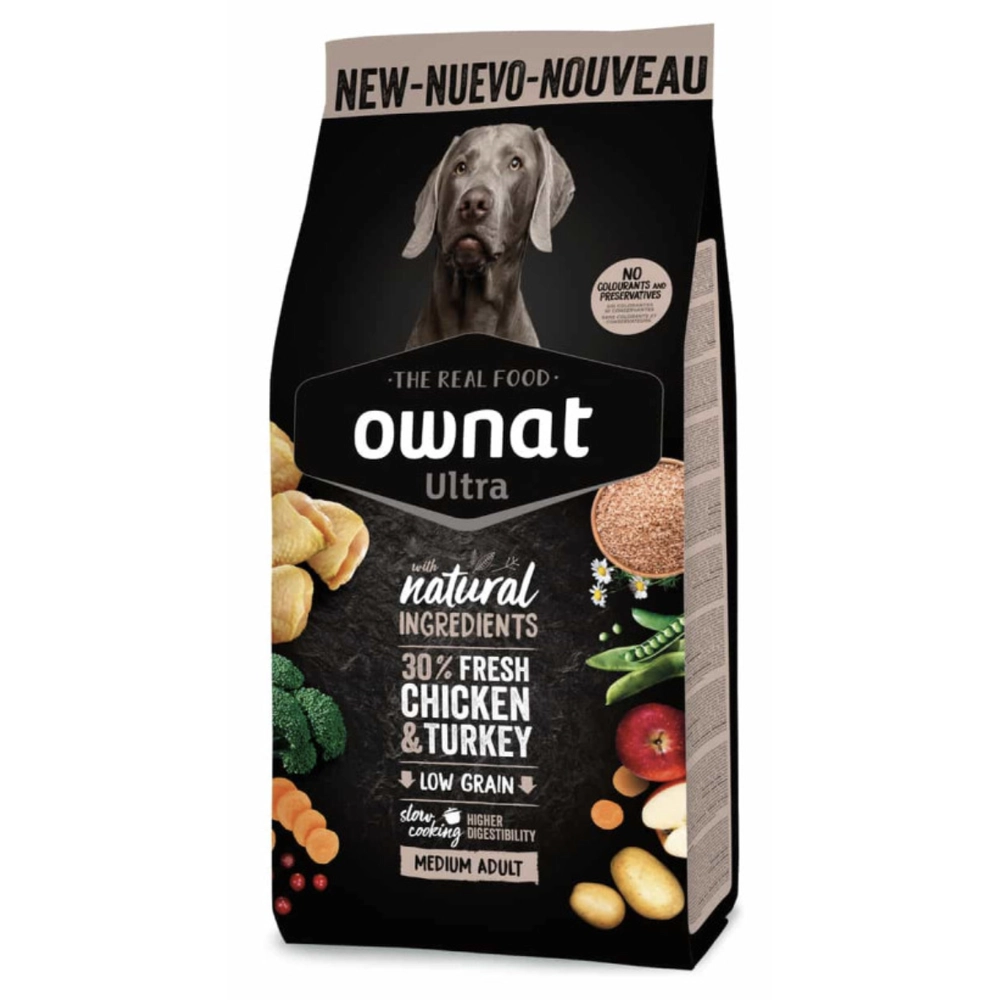 Ownat Ultra Medium Adult Chicken & Turkey 