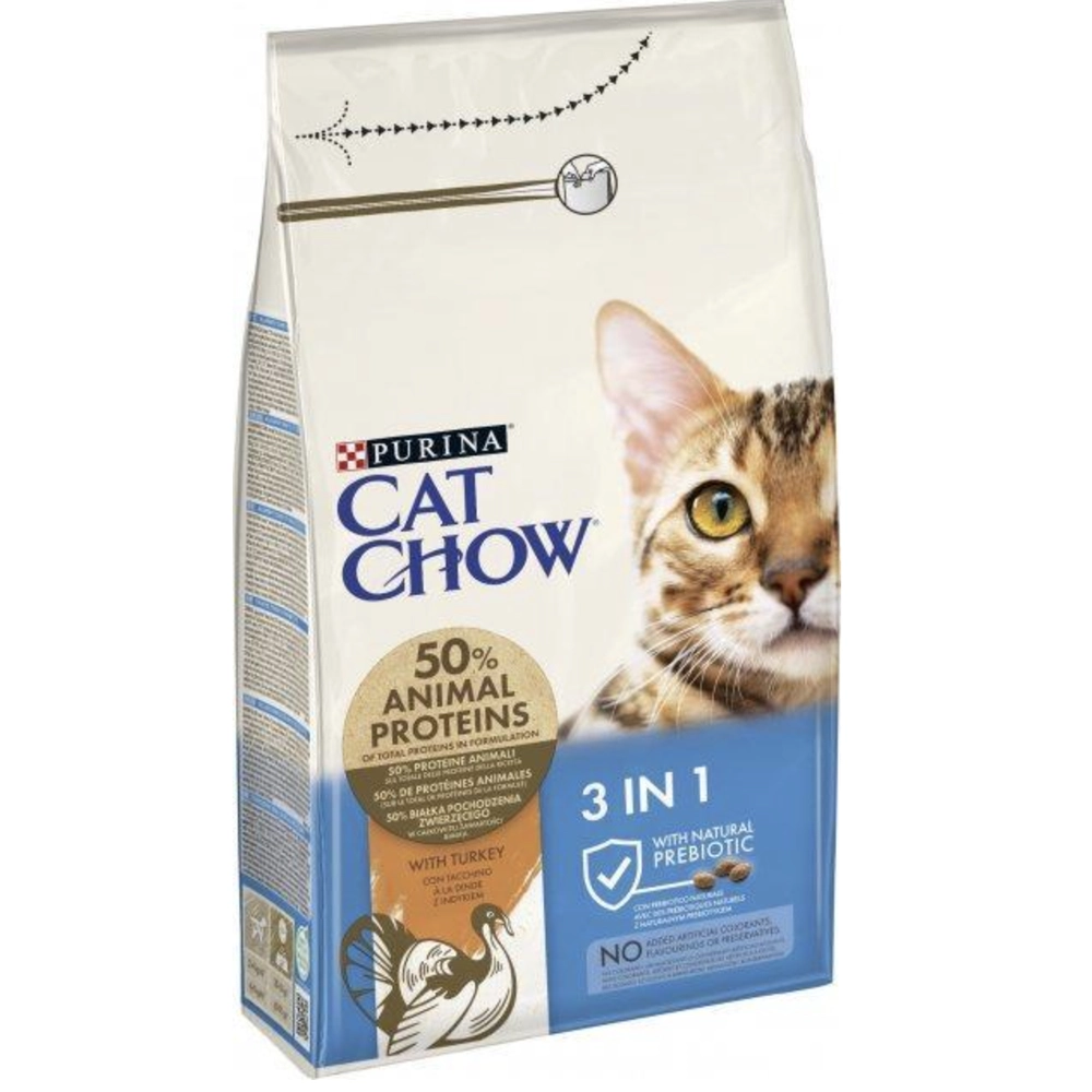 CAT CHOW Feline 3 в 1  