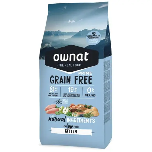 Ownat Grain Free Prime Kitten Chicken & Turkey