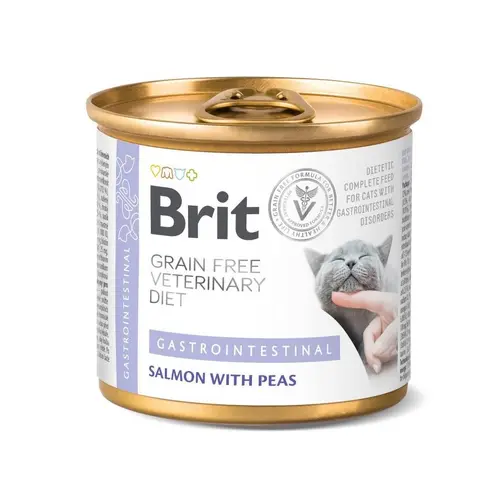 Brit Grain-Free Veterinary Diet Cat Gastrointestinal Salmon with Peas