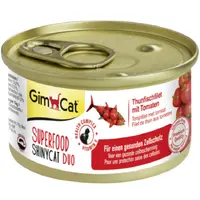 GimCat Superfood ShinyCat Duo Филе тунца с томатами 