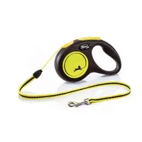 Flexi New Neon S поводок-рулетка для собак до 12 кг (трос 5м)