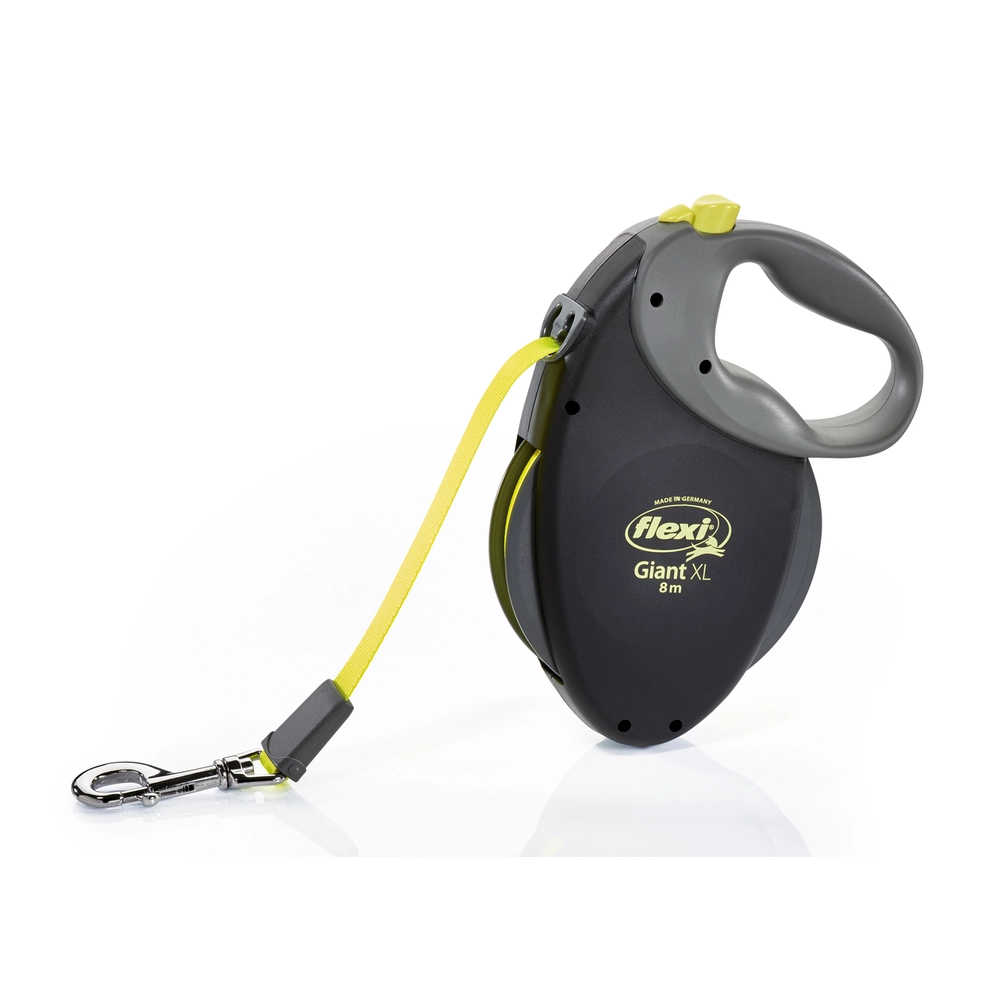 Flexi Giant Neon XL поводок-рулетка для крупных собак от 50 кг (лента 8м) 