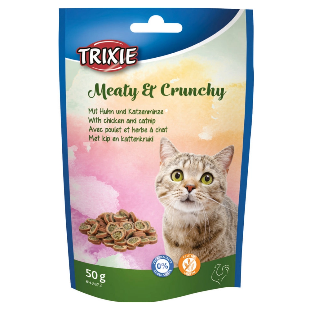 Trixie Meaty & Crunchy Chicken and Catnip  