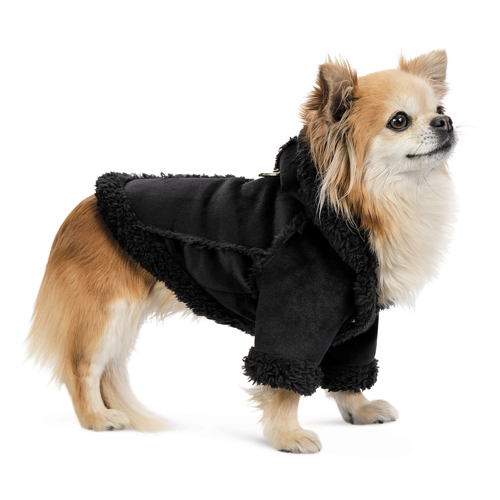 Pet Fashion Дубленка Black  - фото 3