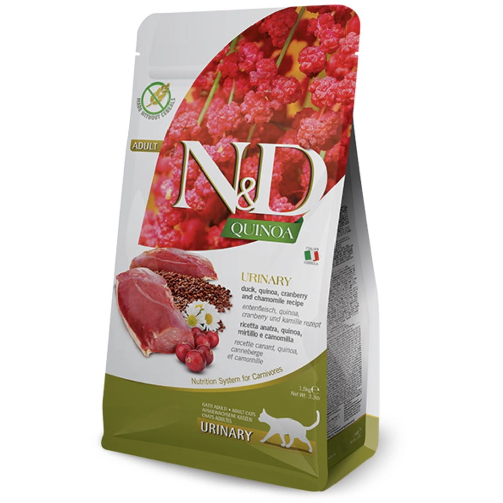 Farmina Cat N&D Quinoa Urinary Duck&Cranberry Adult 