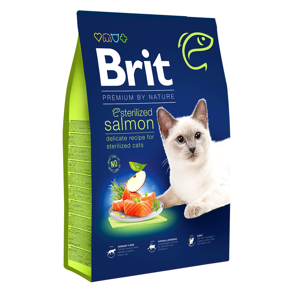 Brit Premium by Nature Cat Sterilized Salmon 