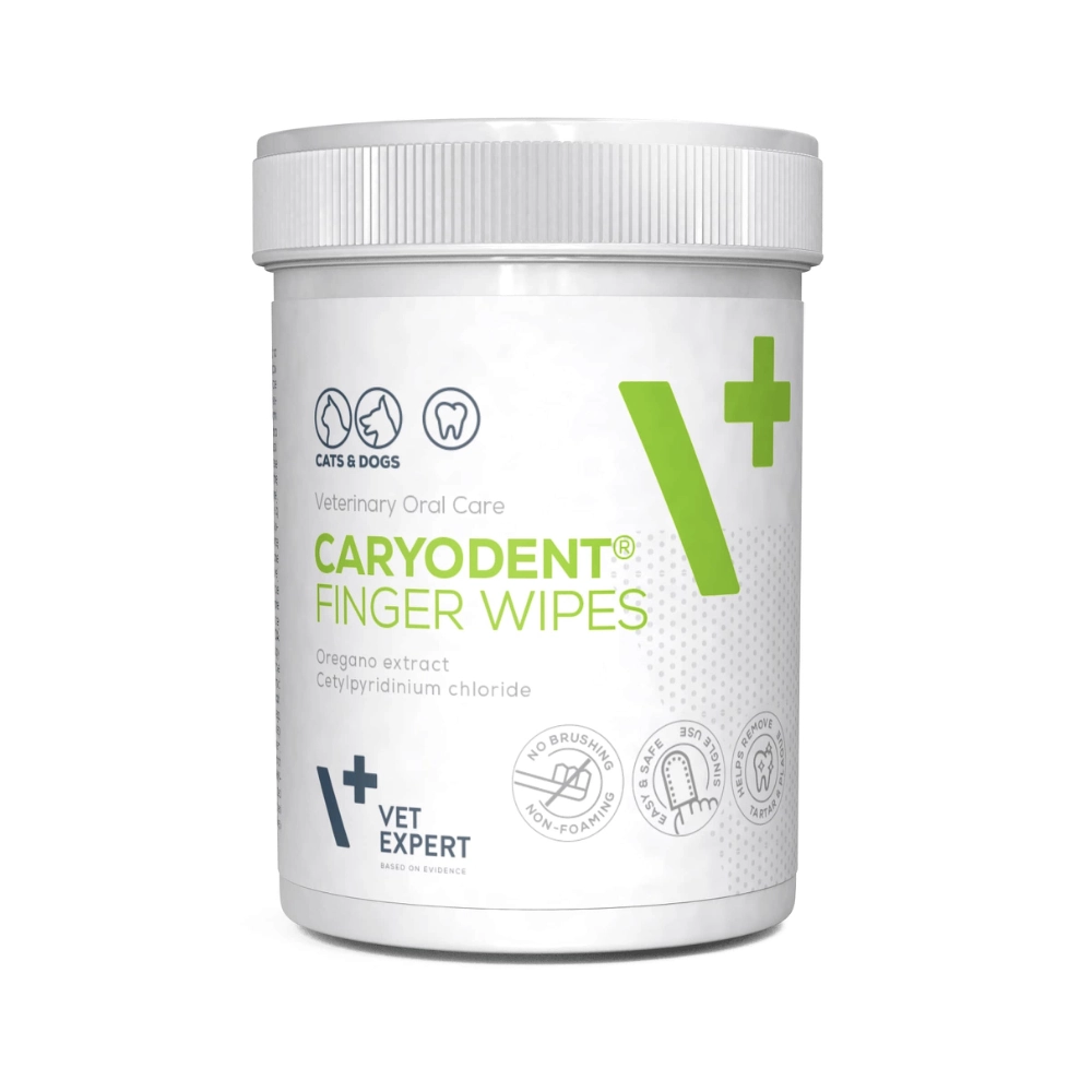 VetExpert Caryodent Серветки на палець для чищення зубів 