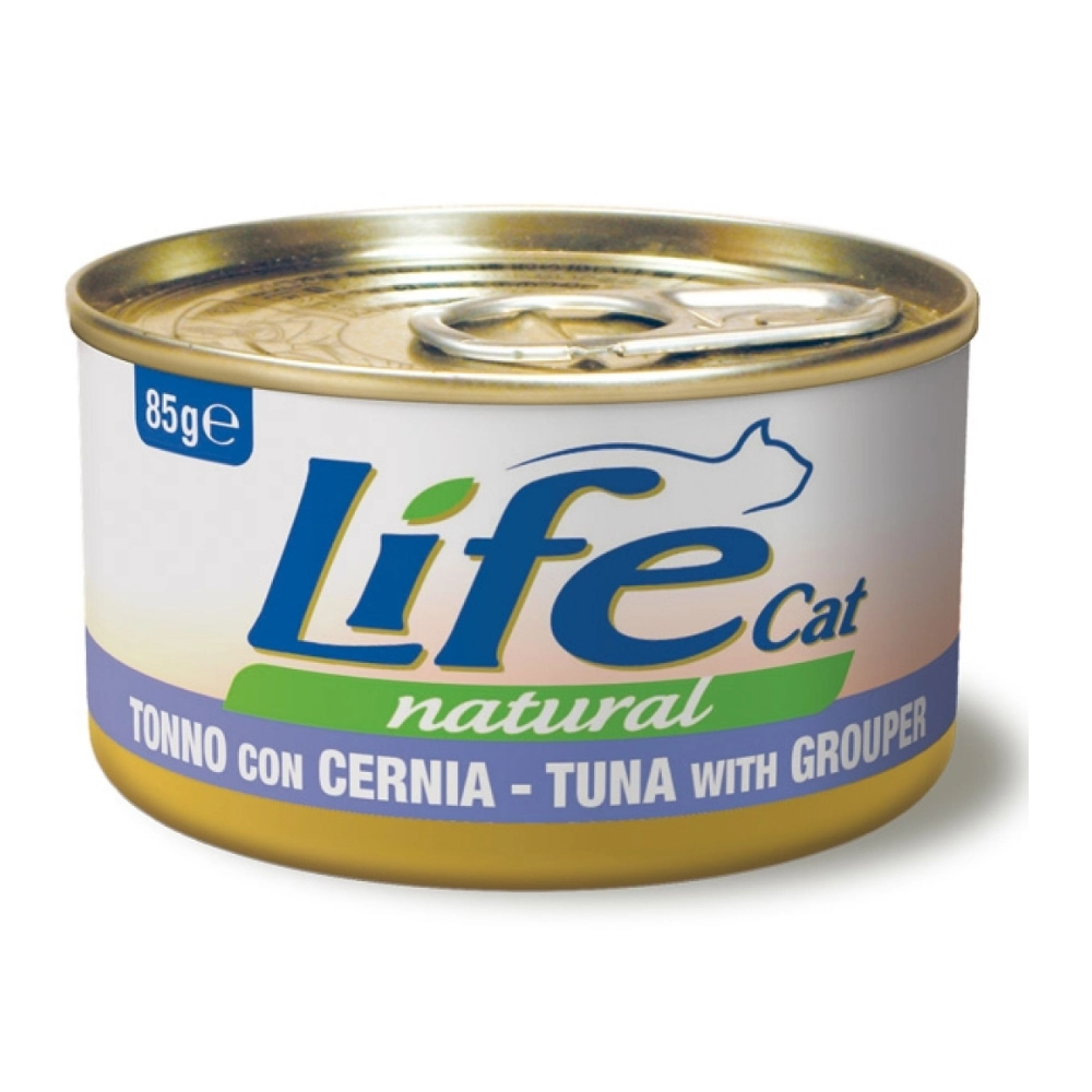 Life Cat Natural Тунец с окунем 