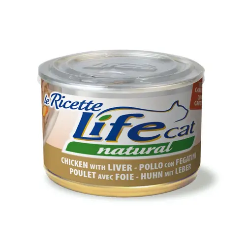 Life Cat Natural Le Ricette Курка з печінкою і морквою